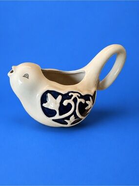 Cracker Barrel Creamer Stoneware “Bird For One” NWT COUNTRY KITCHEN STYLE 💙🩵💙